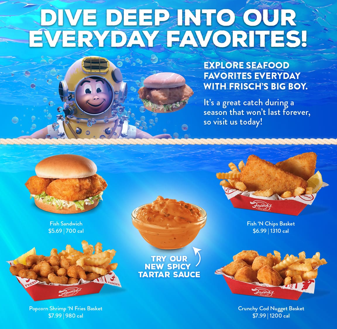 Frisch's Big Boy Everyday Seafood Favorites